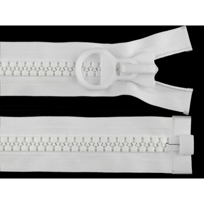Stoklasa Kostěný zip extra velký No 20 délka 50 cm, 55 cm Balení: 1 ks, Varianta: 3 (50 cm) bílá 3 (50 cm) bílá – Hledejceny.cz