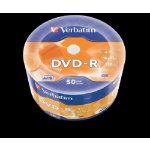 Verbatim DVD-R 4,7GB 16x WRAP Bulk, 50ks (43788) – Zboží Živě