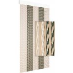 Závěs do dveří Adia zelený/bílý 90x210 cm – Hledejceny.cz