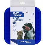 'EAT SLOW LIVE LONGER Quad 20 x 20 cm – Zboží Dáma