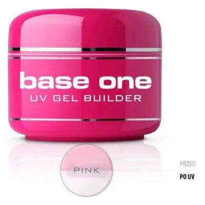 Silcare UV stavební gel na nehty Silcare Base One Gel Pink 50 g