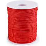 Prima-obchod Šňůra technická žaluziová / k navlékání korálků Ø1,4 mm, barva 6 červená – Hledejceny.cz