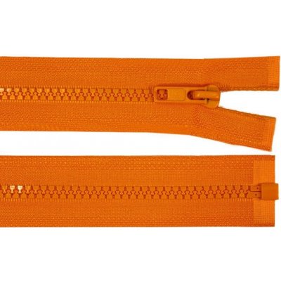 Kostěný zip šíře 5 mm délka 75 cm bundový 158 oranžová – Hledejceny.cz