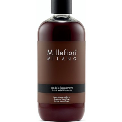 Millefiori Natural Náplň pro difuzér Sandalo Bergamotto 500 ml – Zboží Dáma