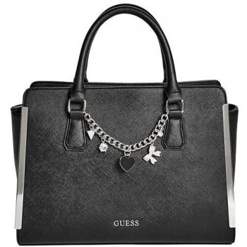 Guess Lenora Saffiano Satchel