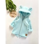 Bunny Kids Mikino kabátek Medvídek Dusty Blue – Hledejceny.cz