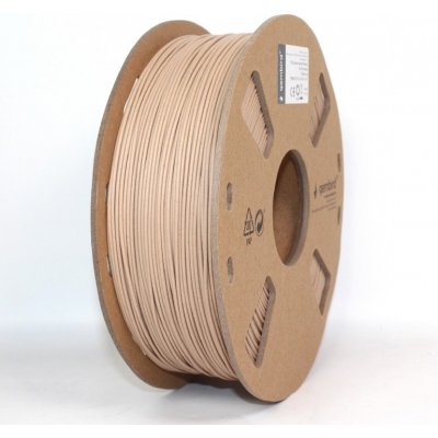 Gembird PLA, 1,75mm, 1kg, přírodní dřevo 3DP-PLA-WD-01-NAT – Zboží Živě