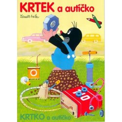 Krtek a autíčko omalovánky A4