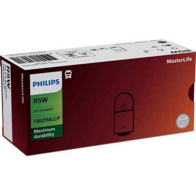 Philips MasterLife 13821MLCP R5W BA15s 24V 5W – Zboží Mobilmania