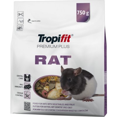 Tropifit Premium Plus Rat 750 g – Zboží Mobilmania