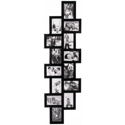 Fotorámeček na 14 fotek, 118x36 cm, černý SPRINGOS PANORAMA – Zboží Mobilmania
