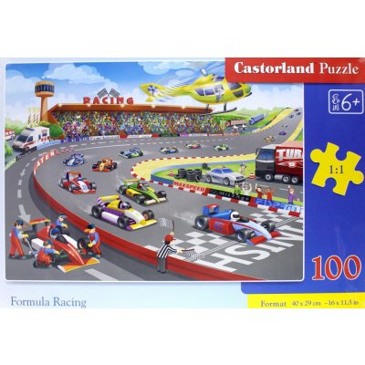 Castorland Závody formulí 100 dílků – Sleviste.cz