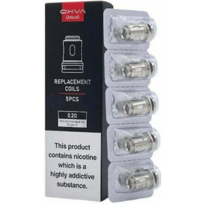 oXva ORIGIN Pod 0,2ohm 5ks – Hledejceny.cz