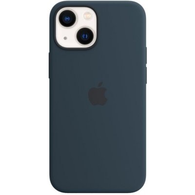 Apple iPhone 13 mini Silicone Case with MagSafe Abyss Blue MM213ZM/A – Zboží Mobilmania