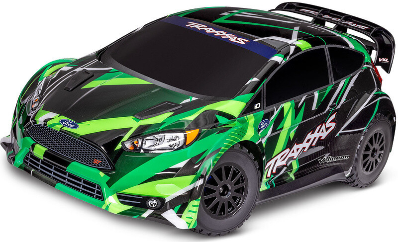 Traxxas Ford Fiesta ST Rally VXL RTR zelená TRA74276-4-GRN 1:10