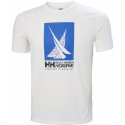 Helly Hansen T-Shirt Hp Race Graphic T-Shirt 34419 bílá