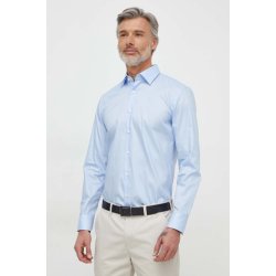 Boss bavlněná košile regular s klasickým límcem 50512842 modrá