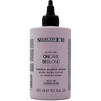 Selective BeBlond Super Lamellar Treatment Péče pro blond zesvětlené a šedivé vlasy 300 ml – Zboží Dáma