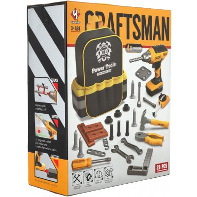 Teddies Sada nářadí s aku vrtačkou na baterie s batohem – Hledejceny.cz