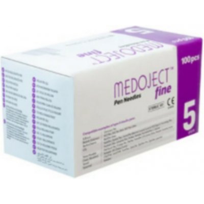 Medoject fine jehly do inzulin. per 31G x 5 mm 100 ks – Zboží Dáma