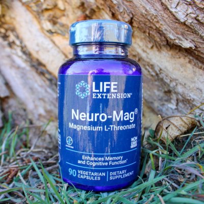 Life Extension Neuro-Mag Magnesium L-Threonate magneisum L-treonát 90 rostlinných kapslí