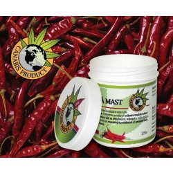 Canabis Product konopná mast s chilli 125 ml