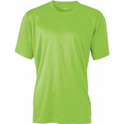 James & Nicholson Základní pánské funkční tričko na sport a volný čas James and Nicholson limetková zelená JN358