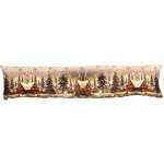 Forbyt Vánoční svítící dekorace okenní polštář Zasněžená krajina CYH6019R 20x85 – Zboží Mobilmania