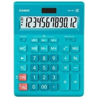 Casio Kancelářská kalkulačka GR-12C-LB modrá