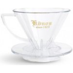 Kōno Dripper Cup 1 Clear Transparent – Sleviste.cz