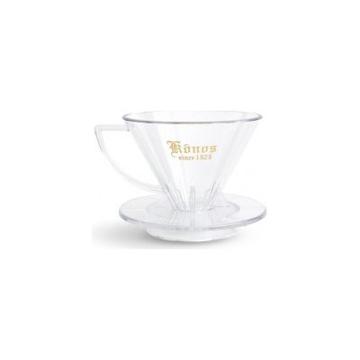 Kōno Dripper Cup 1 Clear Transparent – Sleviste.cz