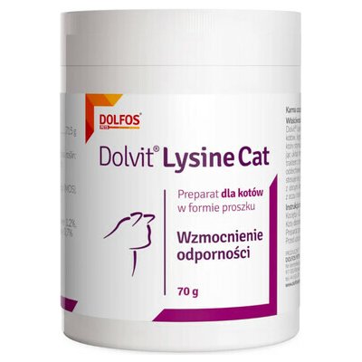 DOLFOS Dolvit Lysine Cat 70g L-lizina pro imunitu pro kočky – Hledejceny.cz