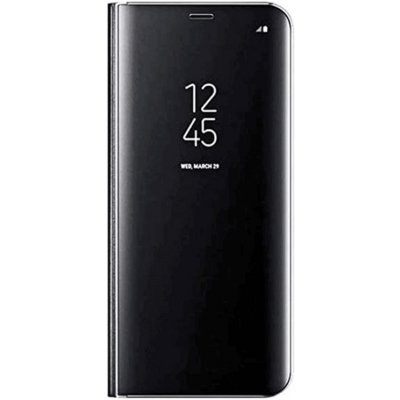 Pouzdro SES Zrdcadlové plastové flip Samsung Galaxy S23 Plus 5G - černé