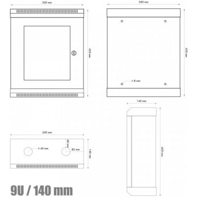 Datacom 10" rack 9U/140 7042 – Hledejceny.cz