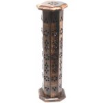 Mani Bhadra Stojánek na vonné tyčinky dřevěný Věž Hexagonal 30 cm – Hledejceny.cz