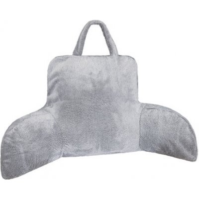 Bellatex Polštář opěrka na čtení šedá melír 50x100 – Zboží Mobilmania