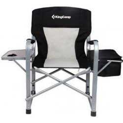 KING CAMP Campingová skládací židle s opěrkami Director Deluxe