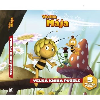 Včelka Mája puzzle knížka