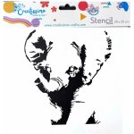 Creatissimo plastová šablona Slůně 20 x 20 cm – Zboží Dáma