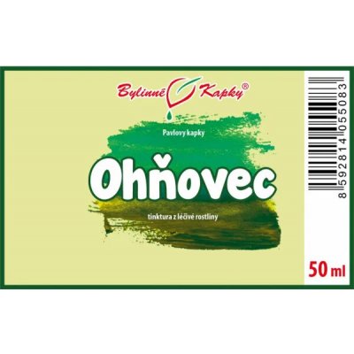 Bylinné kapky Pavlovy bylinné kapky Ohňovec tinktura 50 ml – Hledejceny.cz