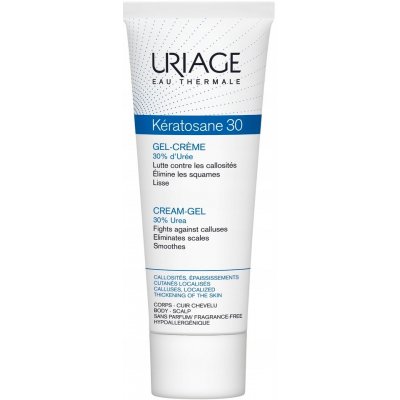 Uriage Kératosane zvláčňující gelový krém Cream-Gel For Calluses Localized Thickening Of The Skin 75 ml – Zboží Mobilmania