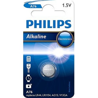 Philips Alkaline LR44 1ks A76/01B – Zboží Mobilmania