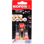 Kores Power Glue Gel 3 x 1 g – Zbozi.Blesk.cz