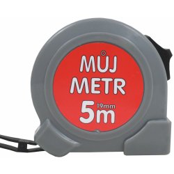 TOPTRADE metr svinovací MŮJ METR jednobrzdový 19 mm x 5 m