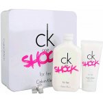 Calvin Klein CK One Shock For Her EDT 200 ml + tělové mléko 100 ml dárková sada – Hledejceny.cz