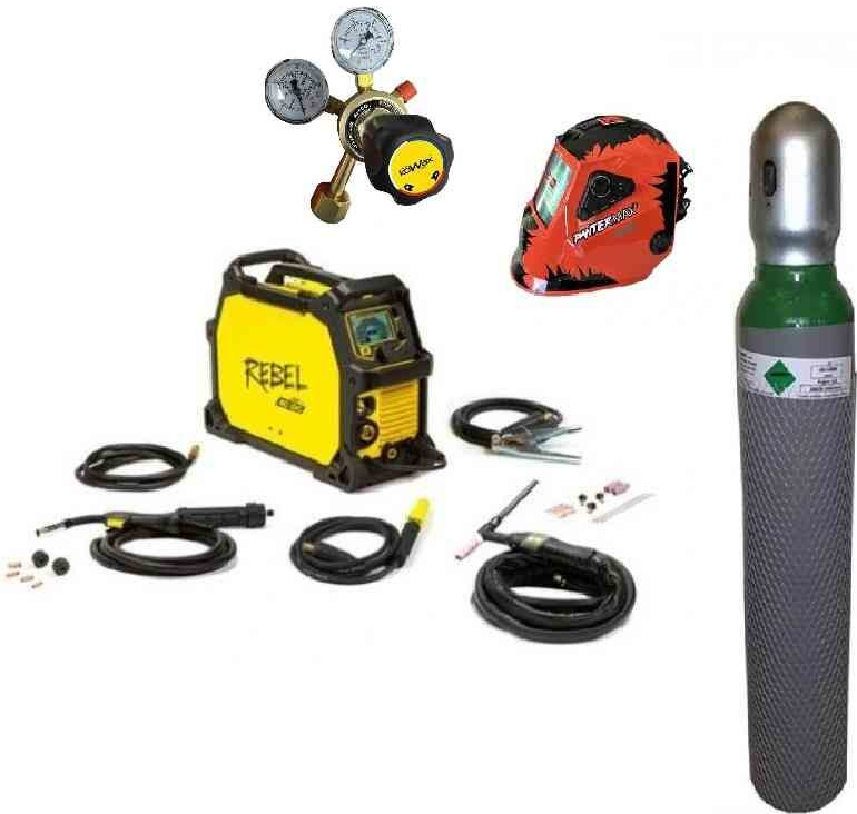 Esab Rebel EMP 205 AC/DC CE SET 26 + kukla profi + RV Argon + lahev Argon plná 0700300998