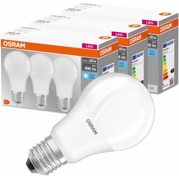 Osram LED žárovky 8,5 W 806 lm E27 4000 K 5 kusů