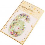 Prima-obchod Narozeninové samolepicí číslice s pohyblivými flitry, barva 6 zelená sv. 1 ks – Sleviste.cz