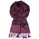 Milano elegantní jednobarevná šála H85J_68 fialová – Zboží Dáma
