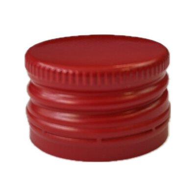 Uzávěr na lahve šroubovací 28x18 červený Od 1 ks: 1 ks – Sleviste.cz
